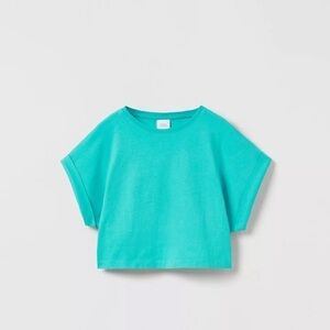 Zara Kids Turquoise T-Shirt